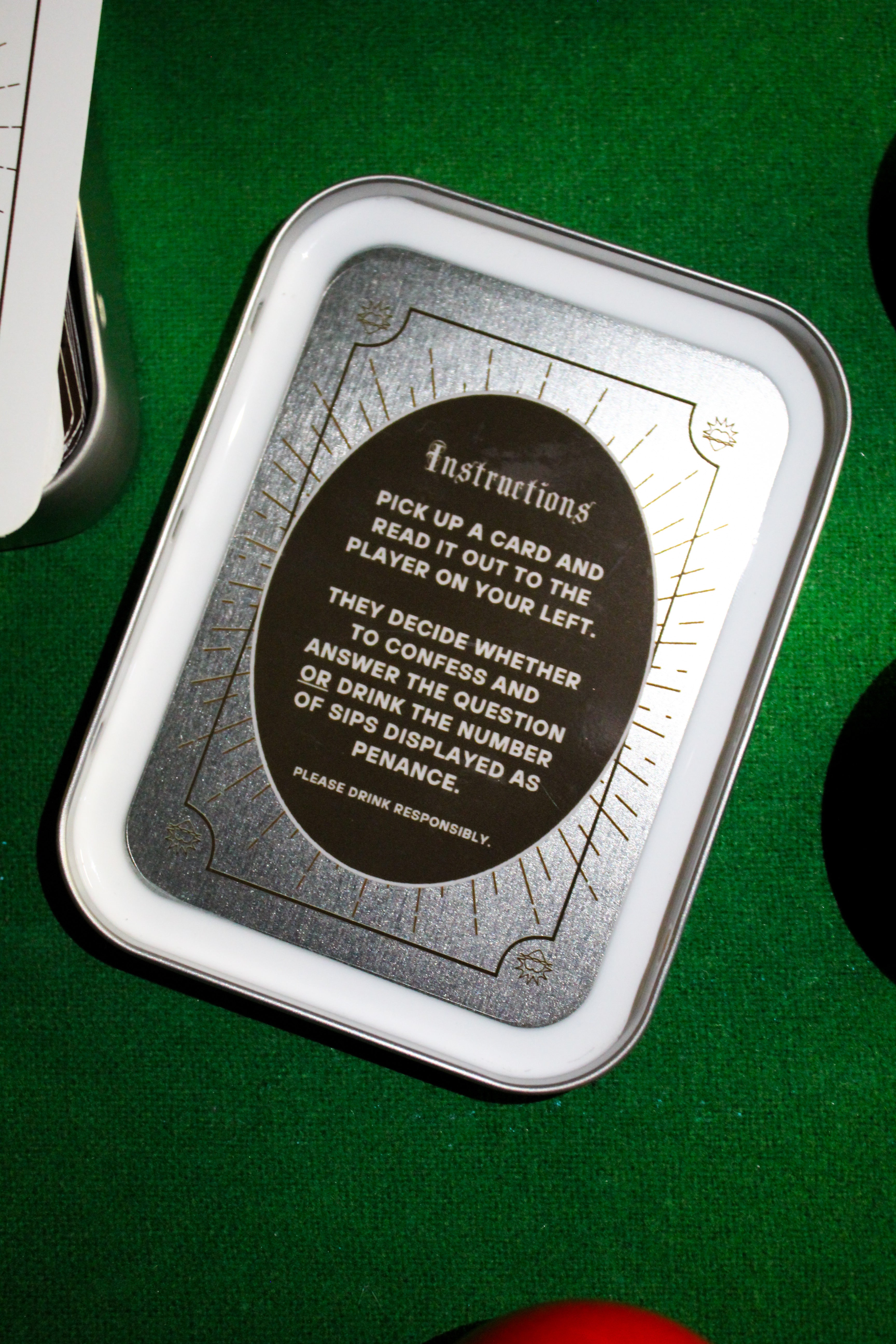 The NEW Confession Box Irish Drinking Game