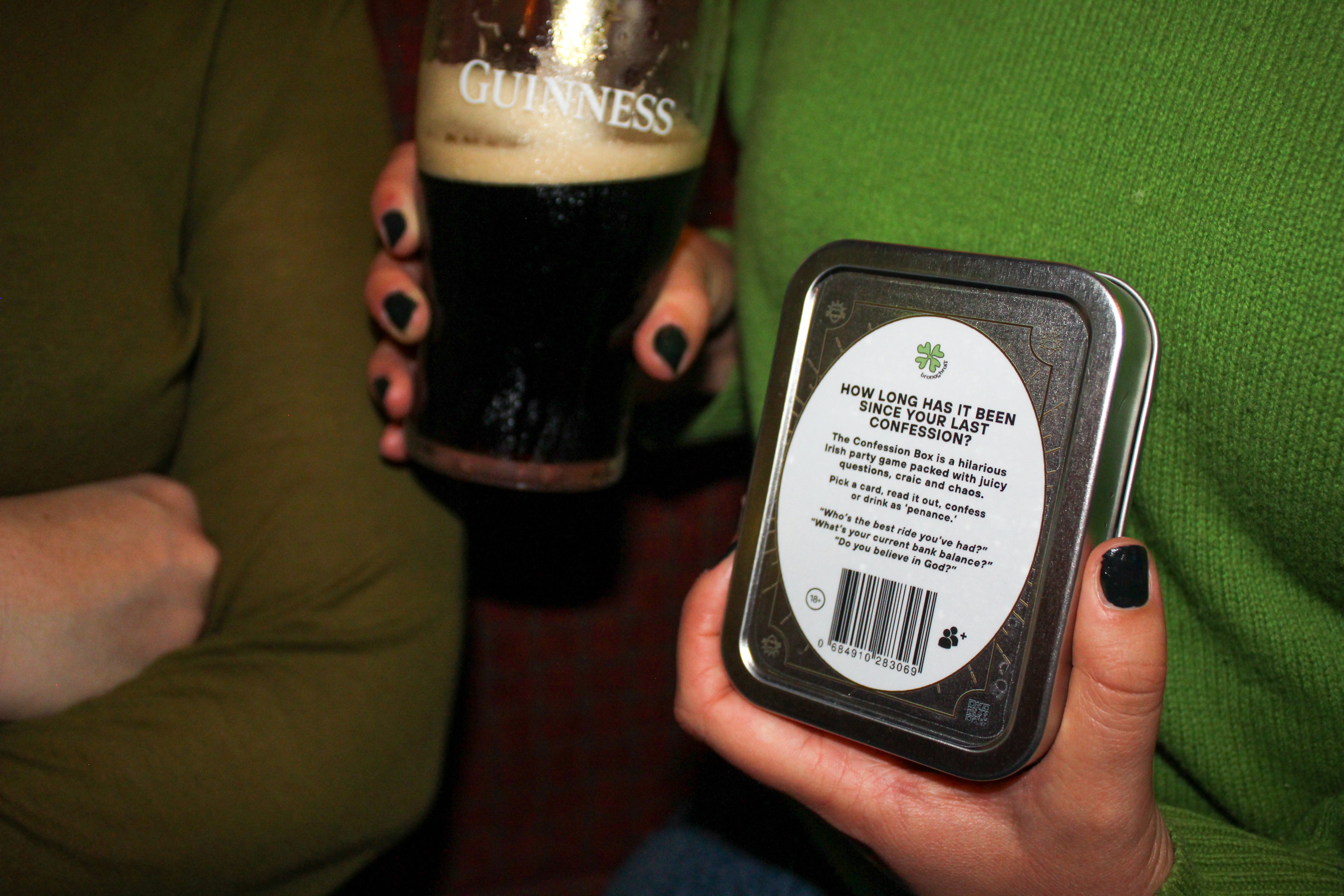 The NEW Confession Box Irish Drinking Game