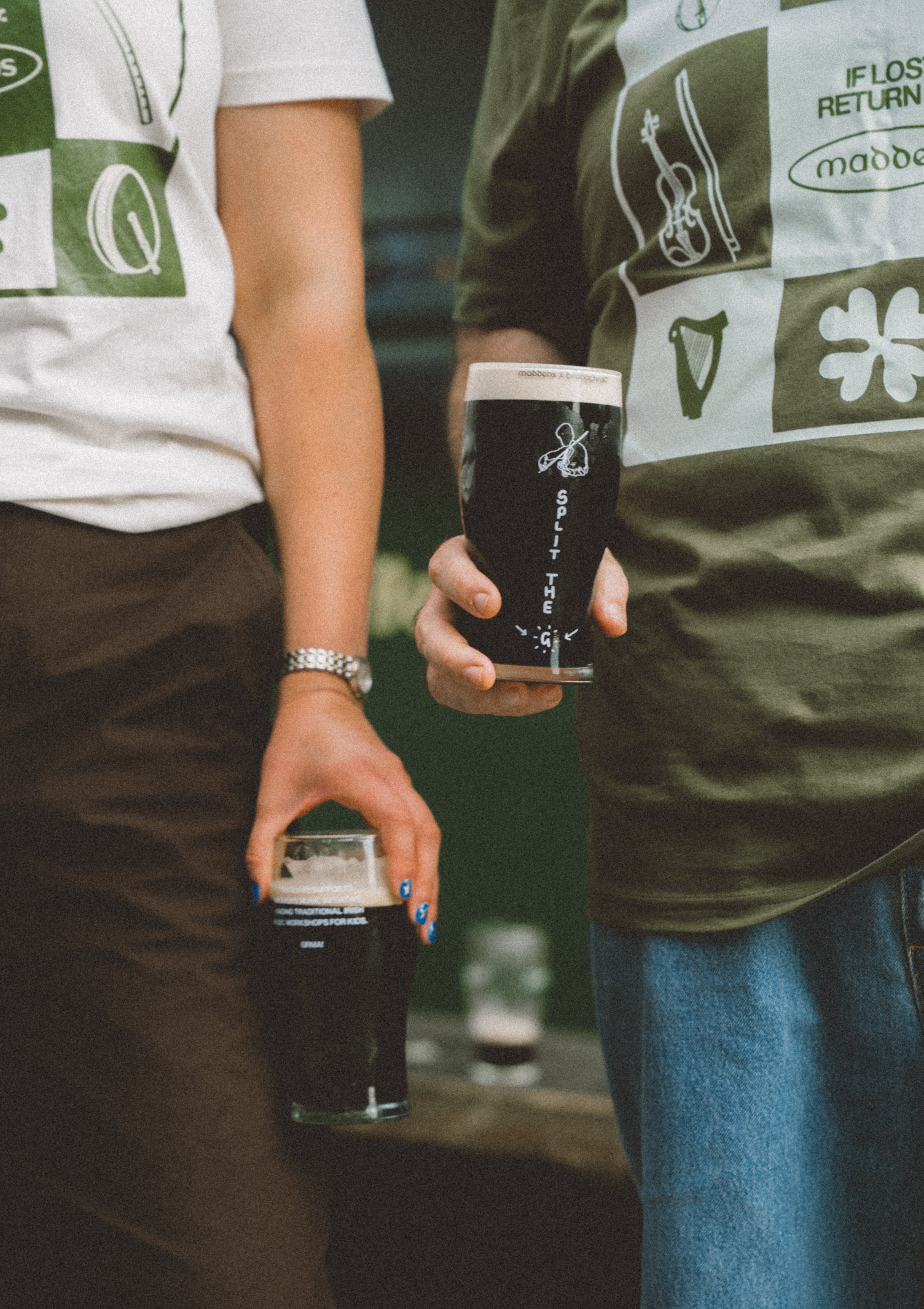 Maddens x Bronaghraff "Split The G" Pint Glass