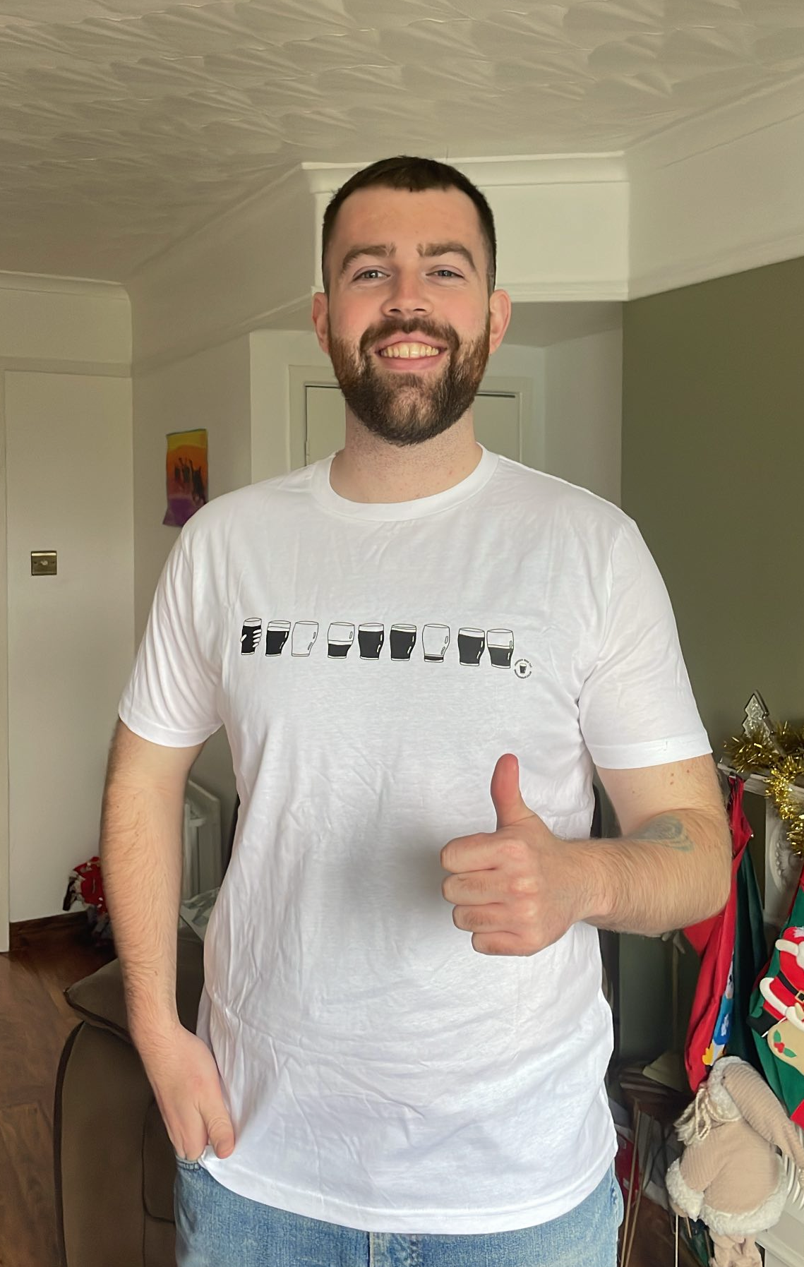 ROW OF PINTS T SHIRT