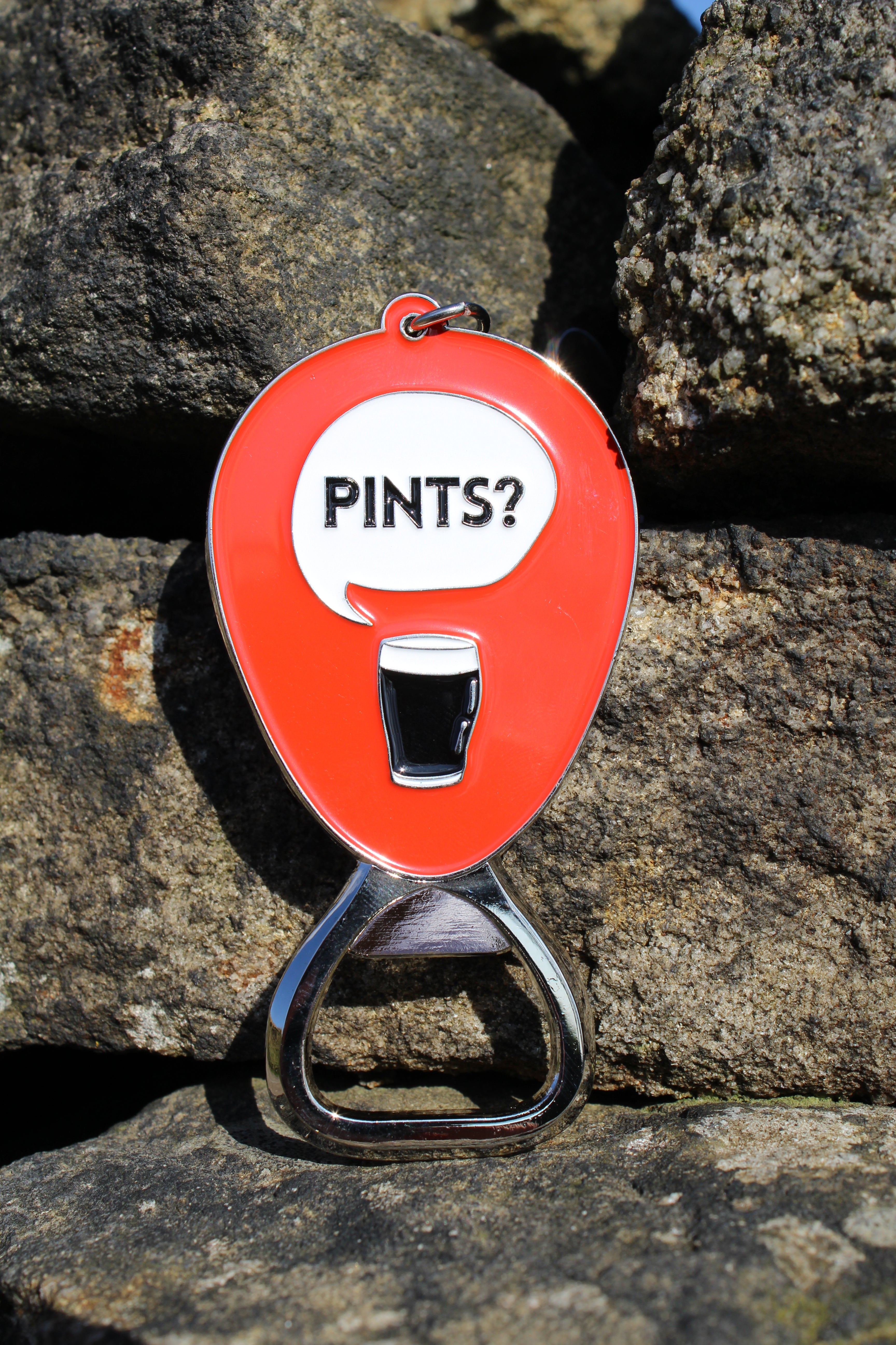 Pints? Bottle Opener Keyring