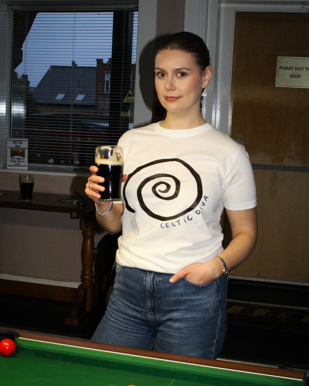 CELTIC DIVA SPIRAL T SHIRT