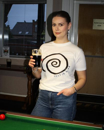 CELTIC DIVA SPIRAL T SHIRT
