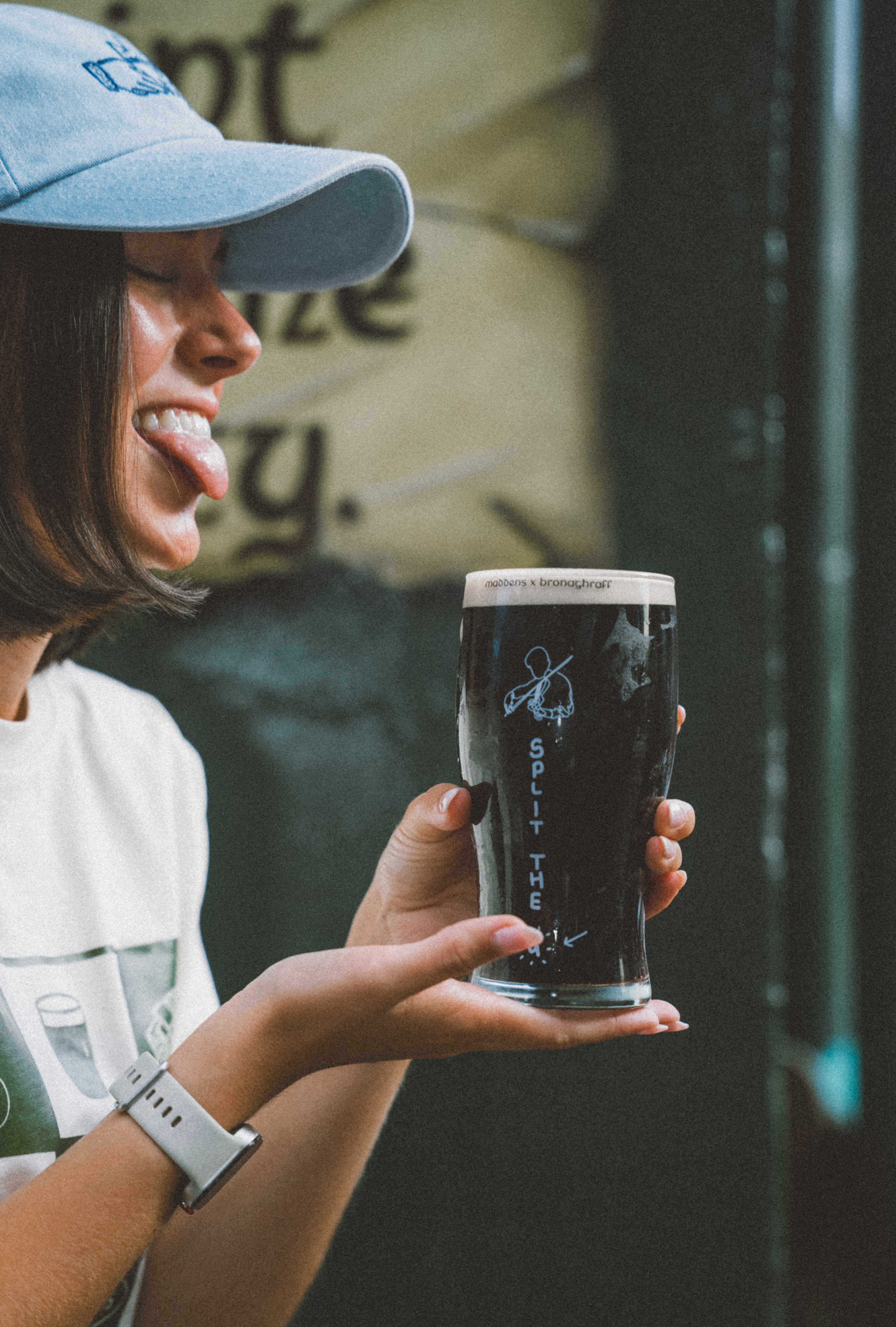Maddens x Bronaghraff "Split The G" Pint Glass