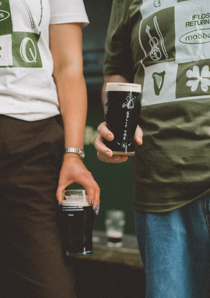 Maddens x Bronaghraff "Split The G" Pint Glass