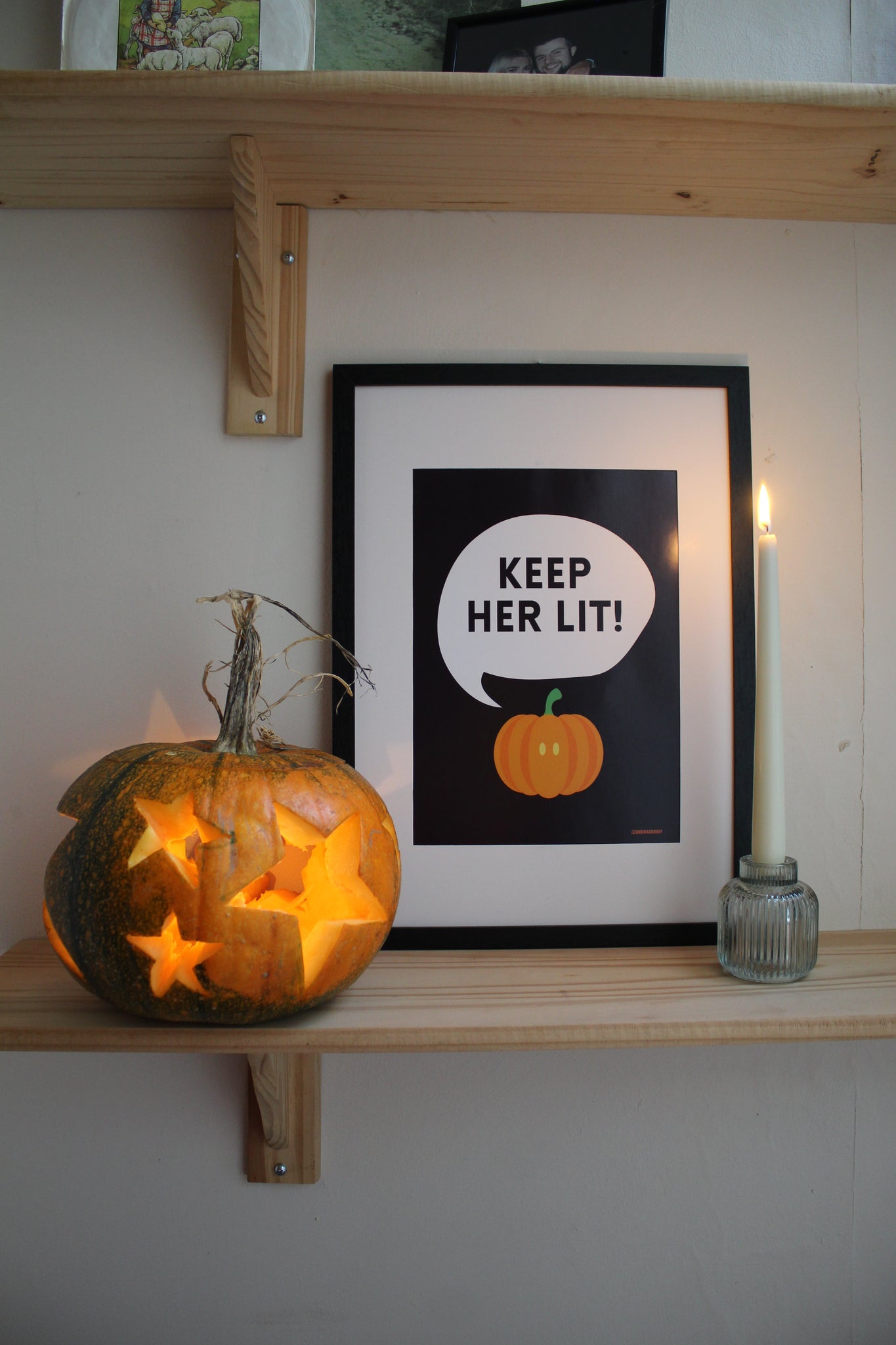 Keep Her Lit Halloween Print