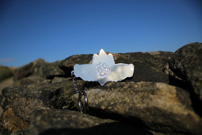 CLADDAGH GRÁ IRISH SILVER KEYRING