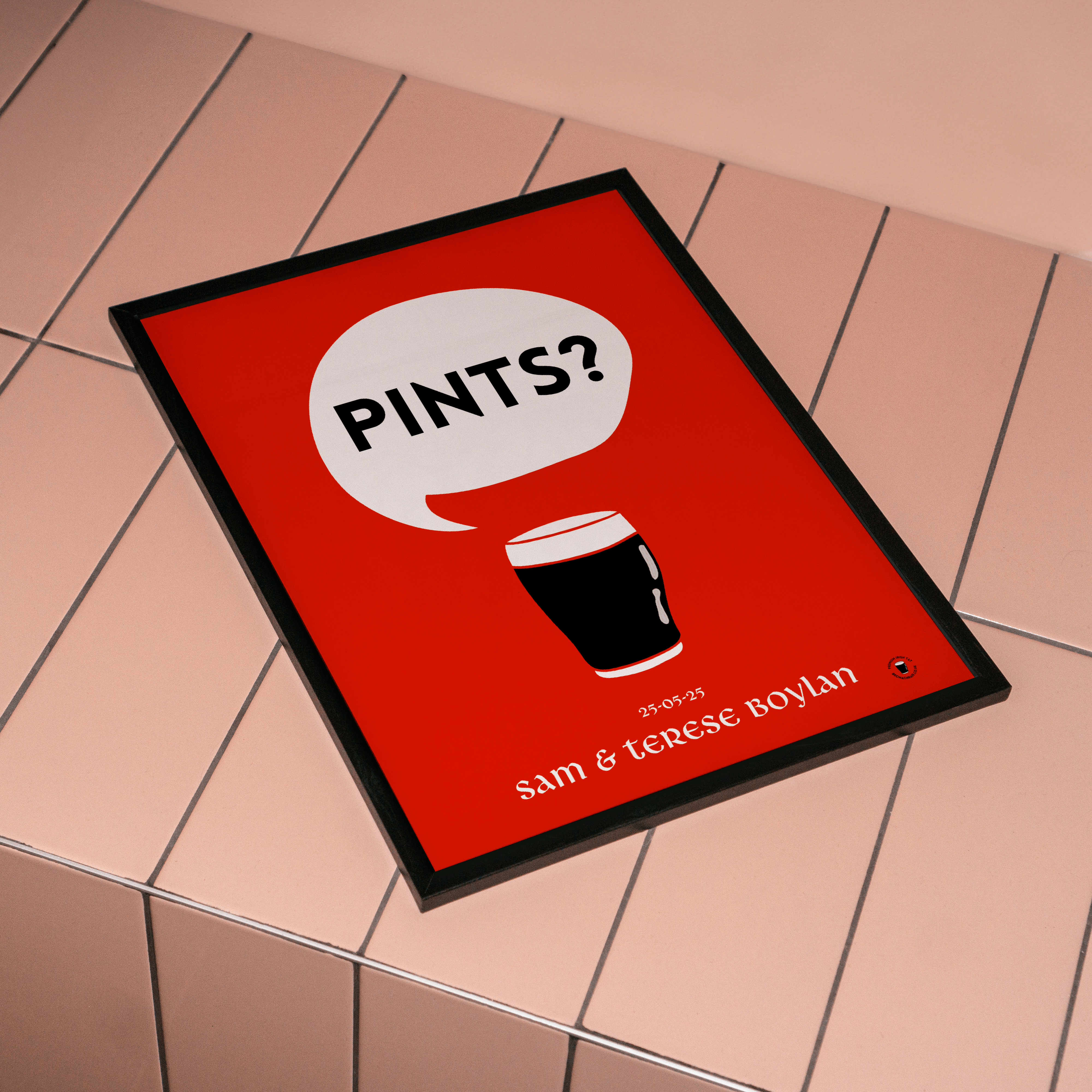 Pints? Print | Wedding Personalised