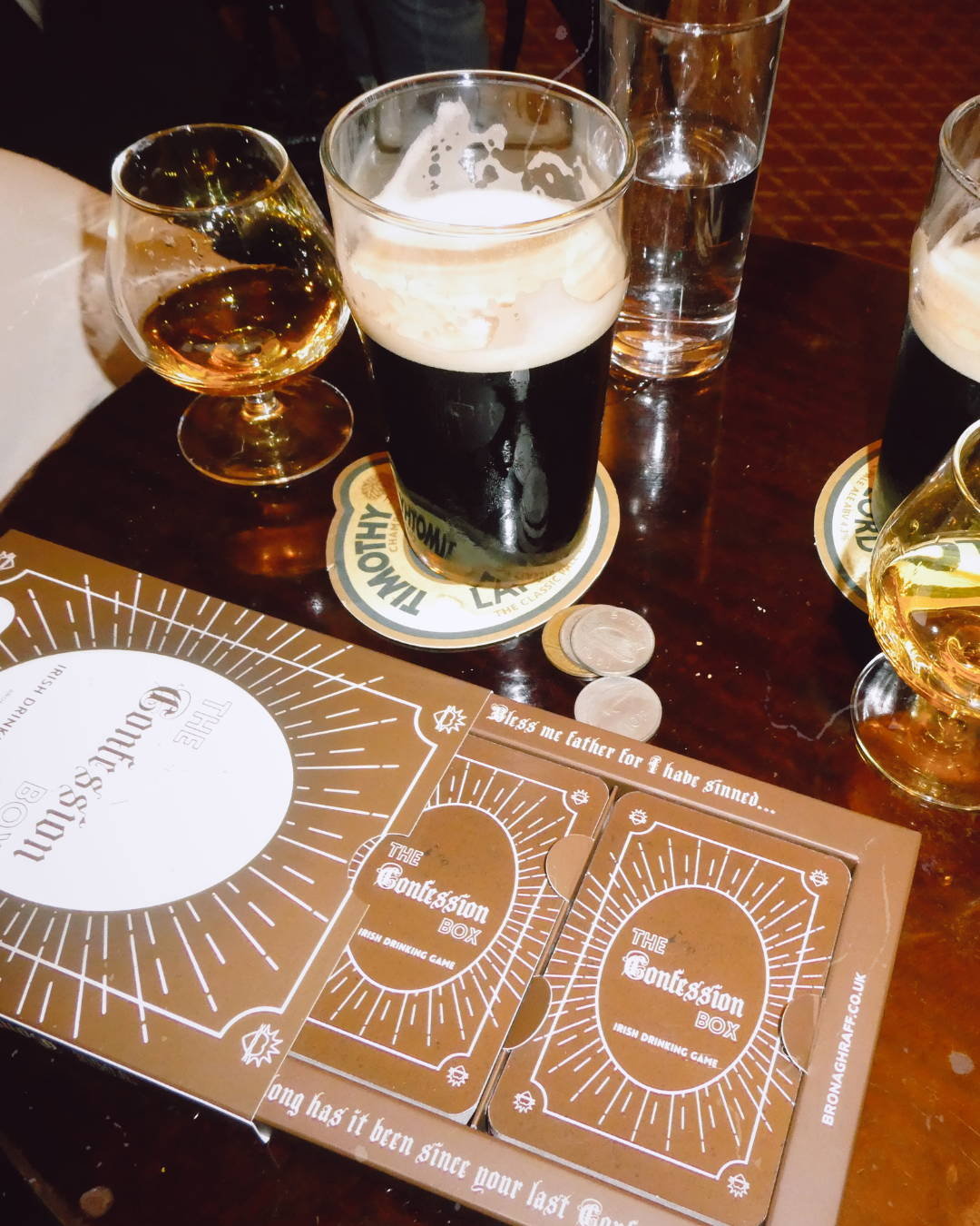 The Confession Box Irish Drinking Card Game