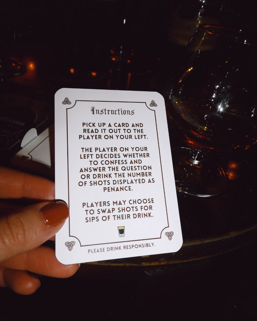 The Confession Box Irish Drinking Card Game